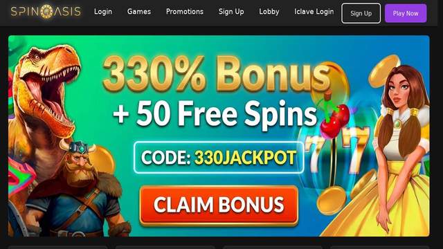 Spin Oasis casino screenshot